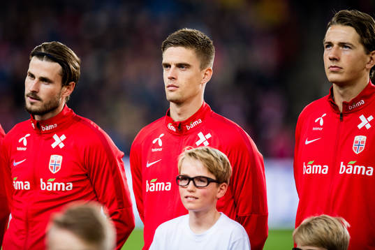Håvard Nordtveit, Markus Henriksen and Sander Berge of