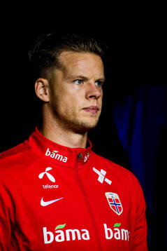 Goalkeeper Ørjan Håskjold Nyland of Norway