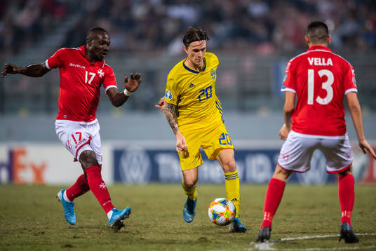 Rowen Muscat and Dusten Vella of Malta against Kristoffer