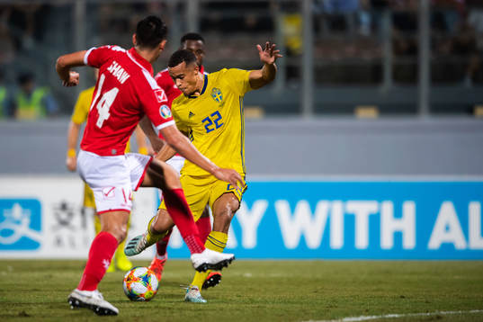 Robin Quaison of Sweden