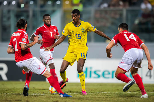 Jonathan Caruana, Joseph Mbong and Kurt Shaw of Malta