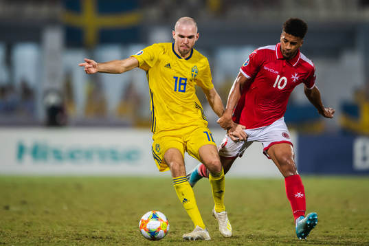 Marcus Danielson of Sweden and Kyrian Nwoko of Malta