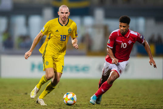 Marcus Danielson of Sweden and Kyrian Nwoko of Malta