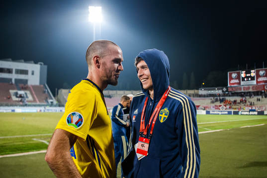 Victor Nilsson Lindelöf and Marcus Danielson of Sweden
