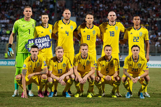 Sweden’s starting eleven