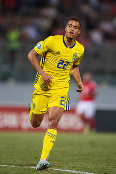 Robin Quaison of Sweden
