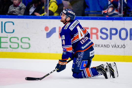Växjös Tim Erixon deppar