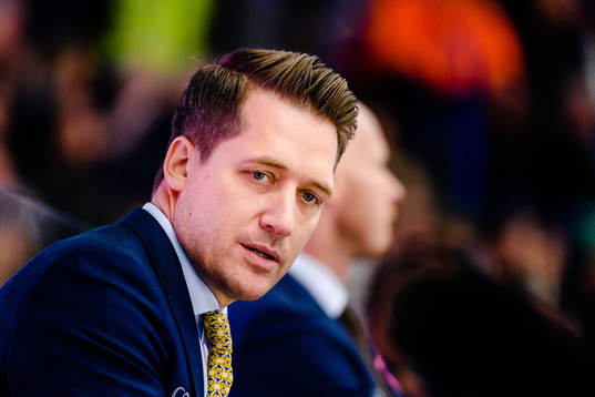 Växjös tränare Sam Hallam
