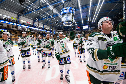 Färjestads Albert Johansson, Johan Ryno, Vojtech Mozik,