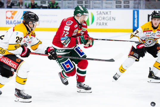 Frölundas Patrik Carlsson och Luleås Erik Gustafsson