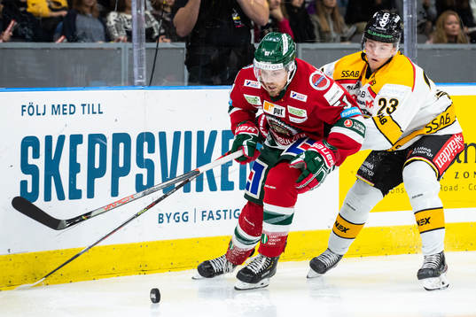 Frölundas Mats Rosseli Olsen och Luleås Jesper Sellgren