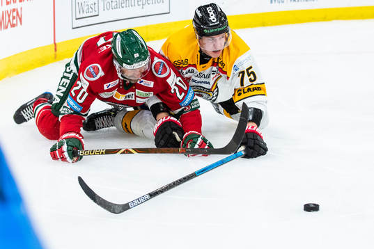 Frölundas Joel Lundqvist och Luleås Arttu Ilomäki