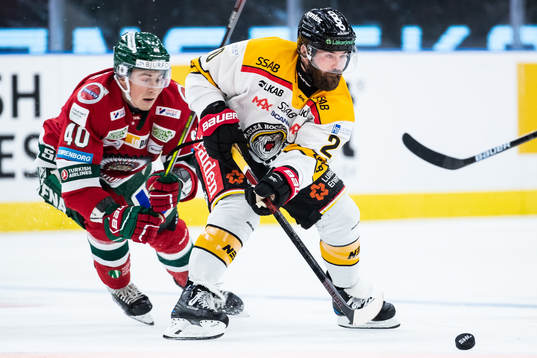 Frölundas Joel Mustonen och Luleås Jack Connolly