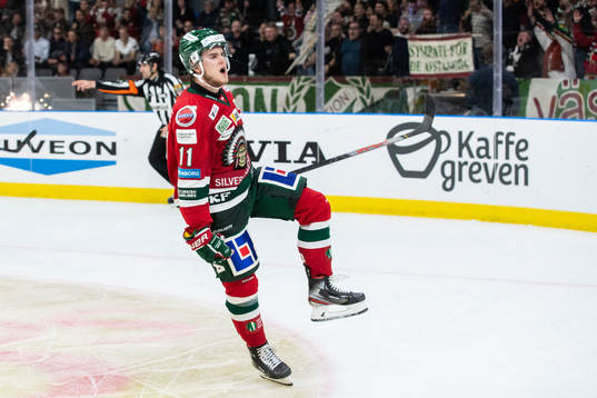 Frölundas Samuel Fagemo jublar