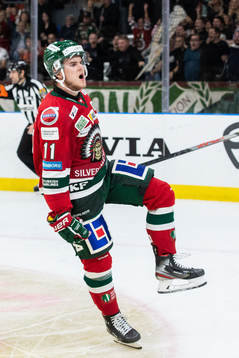 Frölundas Samuel Fagemo jublar