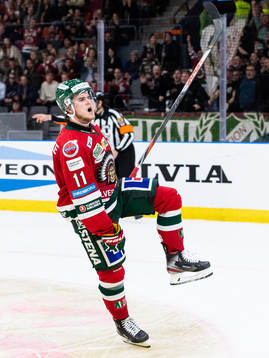 Frölundas Samuel Fagemo jublar