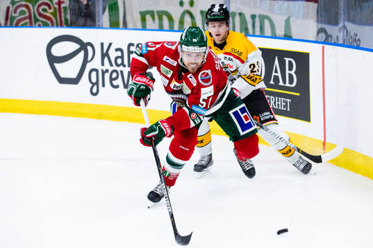 Frölundas Mats Rosseli Olsen och Luleås Jesper Sellgren