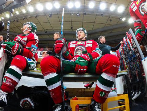 Frölundas Karl Stollery och Theodor Lennström