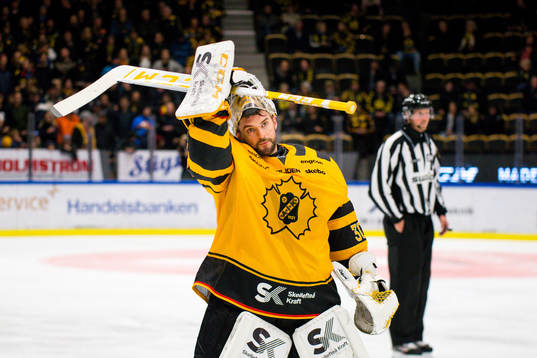 Skellefteås målvakt Gustaf Lindvall