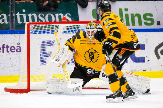 Skellefteås målvakt Gustaf Lindvall