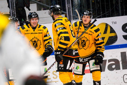 Skellefteås Rickard Hugg, Linus Lindström och Petter