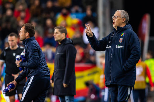 Lars Lagerbäck, head coach of Norway