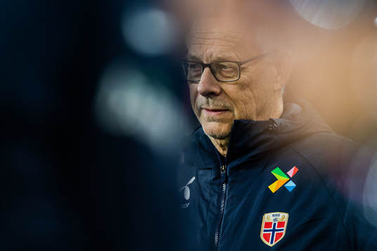 Lars Lagerbäck, head coach of Norway