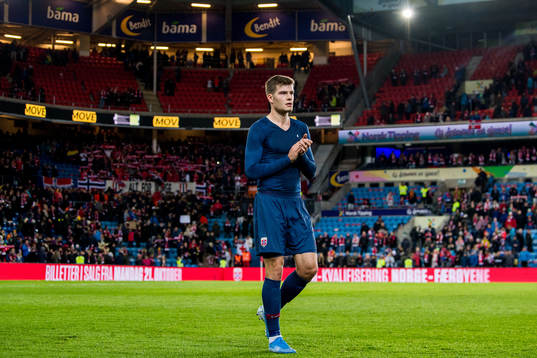 Alexander Sørloth of Norway