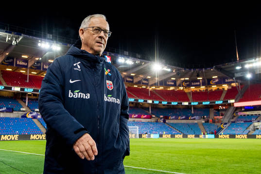 Lars Lagerbäck, head coach of Norway
