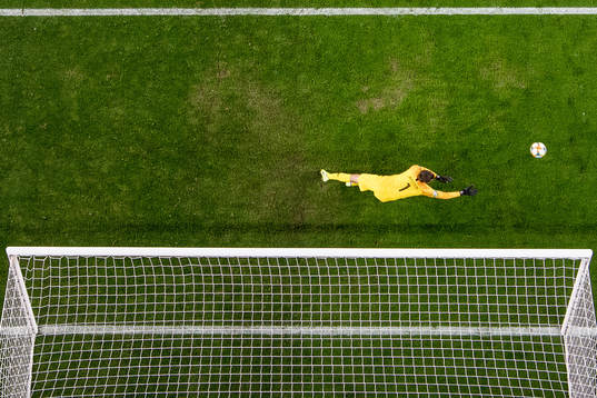 Goalkeeper Rune Almenning Jarstein of Norway
