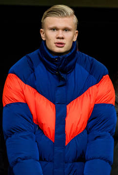 Erling Braut Haaland of Norway in the stands