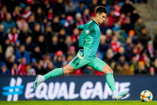 Goalkeeper Kepa Arrizabalaga of Spain