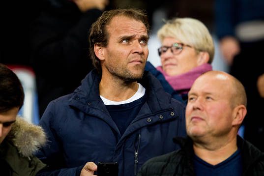 Hans Erik Ødegaard in the stands