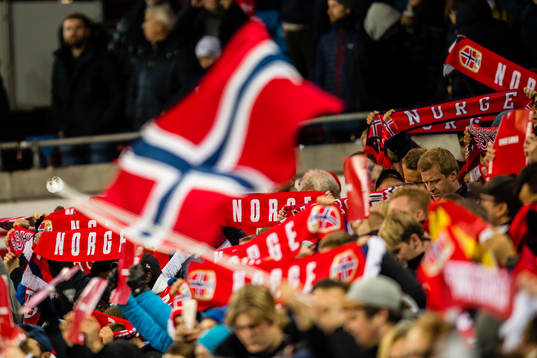 Spectators in the stands