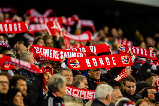 Spectators in the stands