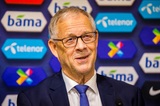 Lars Lagerbäck, head coach of Norway