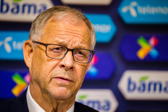 Lars Lagerbäck, head coach of Norway