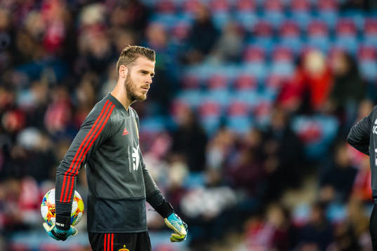 goalkeeper David de Gea of Spain