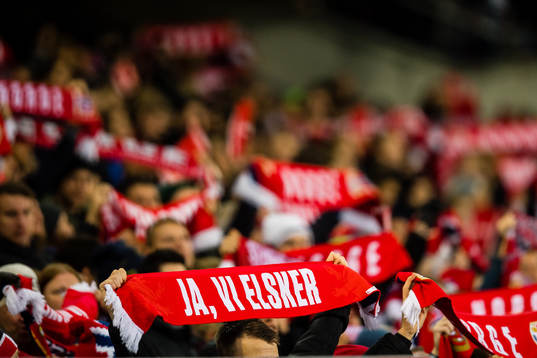 Spectators in the stands