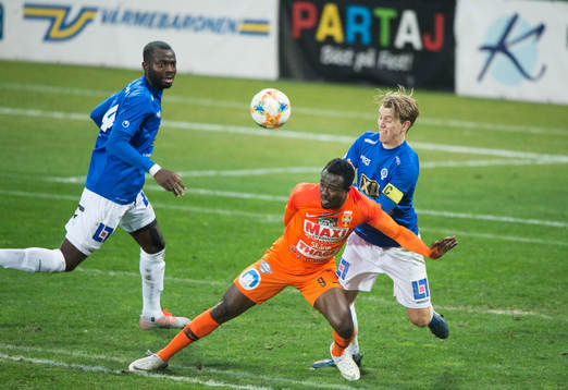 Kristianstads Yusuf Sulaiman och Åtvidabergs lagkapten
