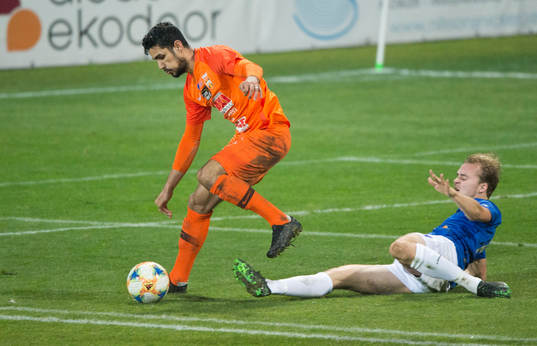 Kristianstads Ameer Naseer i matchen i division 1 mellan