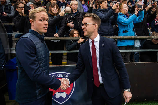 Rosengårds tränare Jonas Eidevall och Linköpings