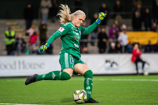 Linköpings målvakt Emma Holmgren
