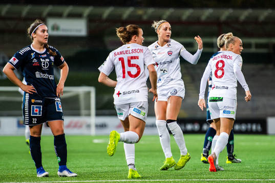 Rosengårds Sanne Troelsgaard jublar