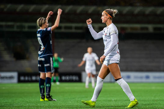 Rosengårds Sanne Troelsgaard jublar