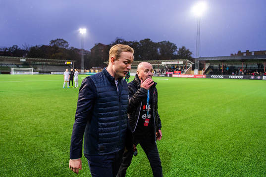 Rosengårds tränare Jonas Eidevall deppar