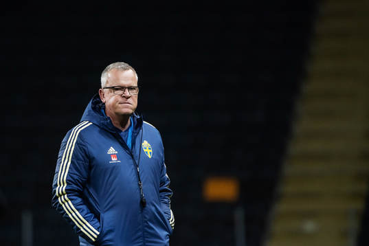 Head coach Janne Andersson of the Swedish national football