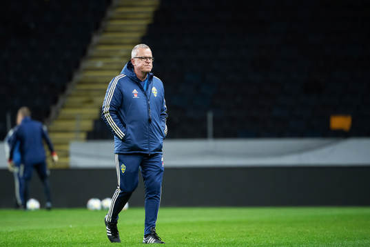 Head coach Janne Andersson of the Swedish national football