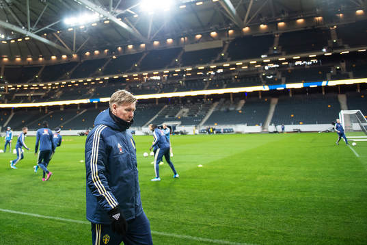 Assistant coach Peter Wettergren of the Swedish national