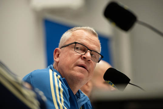 Head coach Janne Andersson of the Swedish national football